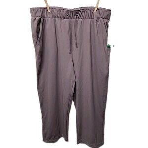 32 Degrees Cool Women's Capri Pull-On Pants, Purple, Size XL